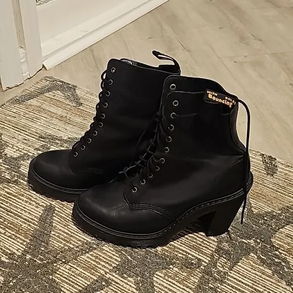 Closing Closet! KENDRA WOMEN'S LEATHER HEELED BOOTS - Picture 3 of 5